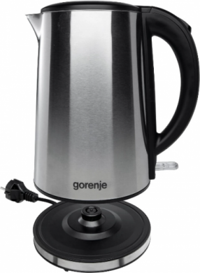 GORENJE Gorenje | Kettle | K15DWS | Electric | 2200 W | 1.5 L | Stainless steel | 360&deg; rotational base | Stainless Steel K15DWS