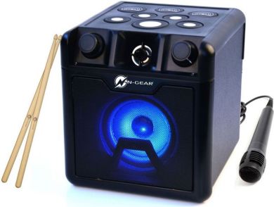 N-Gear N-Gear Portable Bluetooth Cube Drum Speaker The Drum Block 420 50 W, Portable, Wireless connection, Black, Bluetooth BLOCK420 | Elektrika.lv
