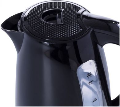 Camry Electric kettle CR 1255 Standard, 2200W, 1.7 L, Plastic, Black CR 1255B | Elektrika.lv