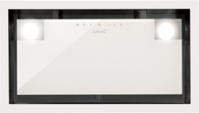 CATA CATA | Hood | GC DUAL A 45 XGWH | Canopy | Energy efficiency class A | Width 45 cm | 820 m&sup3;/h | Touch control | LED | White glass 02130207