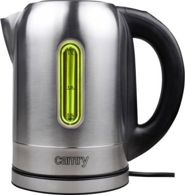 Camry Electric Kettle 2200 W, 1.7 L, Stainless steel, Stainless steel CR 1253 | Elektrika.lv