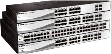 D-Link 16x10/100/1000Base-T porti, 4 Gigabit MiniGBIC (SFP) porti, Tīkla komutators (switch) DGS-1210-20 | Elektrika.lv