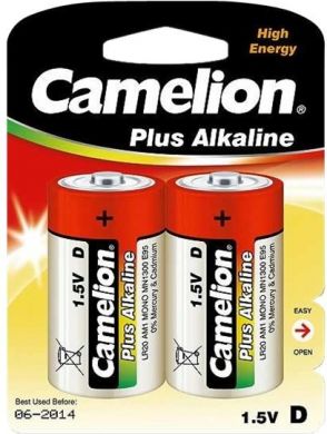 Camelion Batteries D/LR20, Plus Alkaline, 2 pc(s) 11000220 | Elektrika.lv