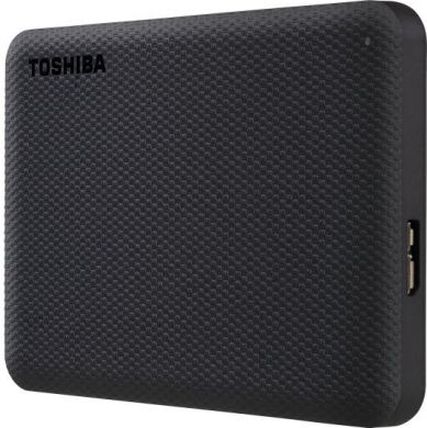 Toshiba HDD disks Canvio Advance 4000 GB, 2.5", USB 3.2 Gen1, Melns HDTCA40EK3CA | Elektrika.lv