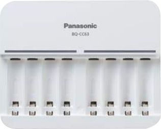 Panasonic Panasonic Battery Charger ENELOOP BQ-CC63E AA/AAA, 5 hours BQ-CC63E | Elektrika.lv