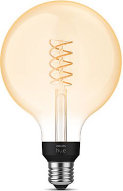 Philips HueWA Smart LED bulb 7W Fil G125 E27 EUR 2100K 550lm 929003052101 | Elektrika.lv