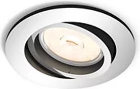 Philips LED recessed luminaire DONEGAL 1xNW 230V 500lm GU10 5.5W Chrome 915005423101 | Elektrika.lv