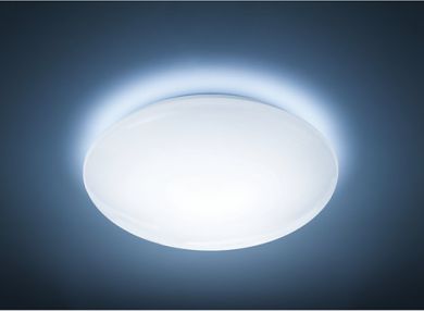 Philips Griestu gaismeklis LED Suede 2700K 1200lm 12W IP20 Balts 915005503501 | Elektrika.lv