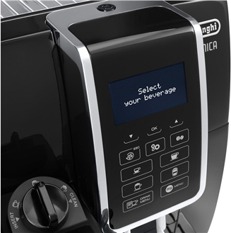 Delonghi Delonghi | Coffee Maker | Dinamica ECAM 350.55 B | Pump pressure 15 bar | Built-in milk frother | Automatic | 1450 W | Black ECAM 350.55 B