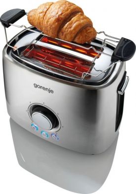 GORENJE Gorenje | Toaster | T1000E | Power 1000 W | Number of slots 2 | Housing material  Metal | Stainless Steel T1000E