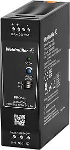 Weidmuller Power supply PRO BAS 120W 24V 5A 2838440000 | Elektrika.lv