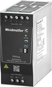 Weidmuller Power supply PRO BAS 480W 48V 10A 2838490000 | Elektrika.lv