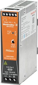 Weidmuller Supply unit PRO ECO 72W 24V 3A 1469470000 | Elektrika.lv