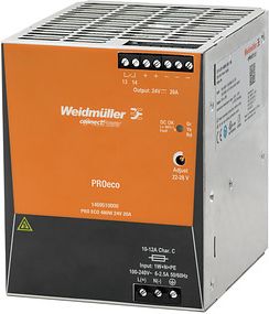 Weidmuller Supply unit PRO ECO 480W 24V 20A 1469510000 | Elektrika.lv