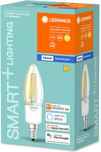 LEDVANCE SMART+ Filament Classic Dimmable 40 4 W/2700 K E14 4058075486102 | Elektrika.lv