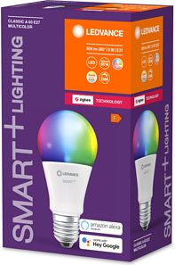 LEDVANCE SMART+ Classic Multicolour 9W 220V RGBW FR E27 4058075729025 | Elektrika.lv