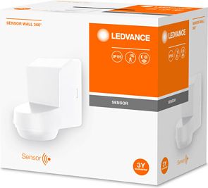 LEDVANCE SENSOR WALL 360DEG IP55 WT 4058075244818 | Elektrika.lv