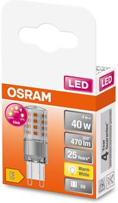 LEDVANCE LED Bulb ST+ 3XD PIN 40 4W G9 2700K 470lm ND 4058075432277 | Elektrika.lv