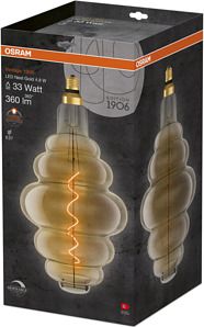 LEDVANCE LED Spuldze Vintage 1906 NEST DIM 33 4.8W E27 2200K 360lm DIM 4058075761834 | Elektrika.lv