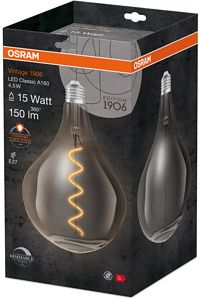 LEDVANCE LED Bulb Vintage 1906 ET165 DIM 15 4.5W E27 1700K 150lm DIM 4058075760998 | Elektrika.lv