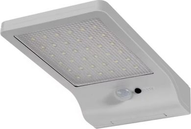 LEDVANCE Prožektors DoorLED Solar sudraba ar sensoru 4058075267862 | Elektrika.lv