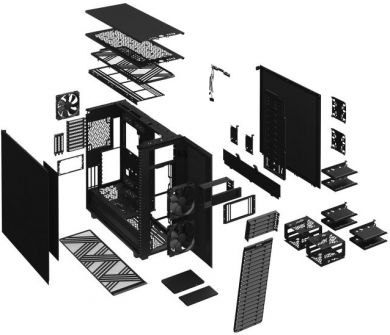  Fractal Design | Define 7 XL | Black | ATX | ATX FD-C-DEF7X-01