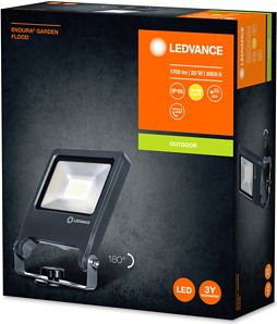 LEDVANCE LED Floodlight ENDURA® GARDEN FLOOD 20W 3000K 1700Lm IP65 IK03 830 Spike 4058075206861 | Elektrika.lv