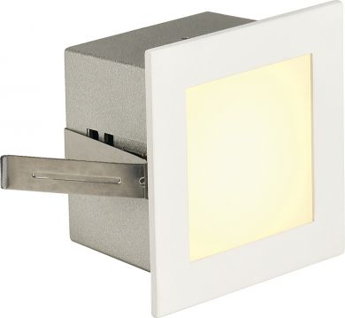 SLV FRAME BASIC LED recessed light , square, matt white, warm white LED 113262 | Elektrika.lv