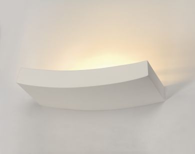 SLV Wall light, GL 102 CURVE, white plaster, R7s 78mm, max. 100W 148012 | Elektrika.lv