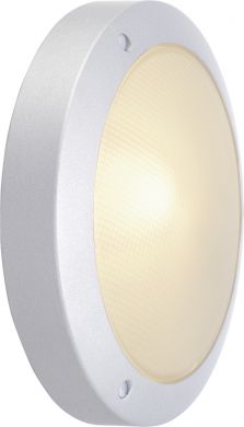 SLV BULAN wall and ceiling light, round, silver-grey, E14, max. 60W, frosted glass 229072 | Elektrika.lv