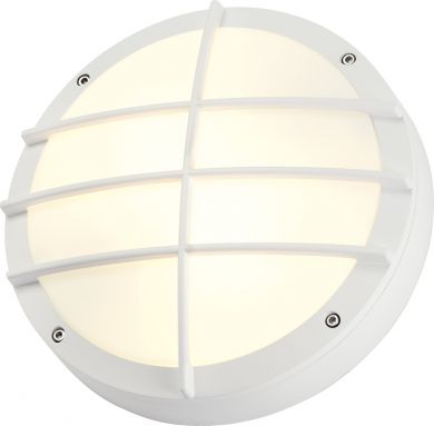 SLV BULAN GRID wall and ceiling light, round, white, E27, max. 2x 25W, PC cover 229081 | Elektrika.lv
