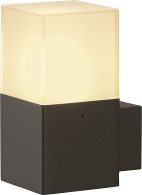 SLV Настенный светильник GRAFIT WL, E27 Energy Saver, max. 11W, IP44, антрацит/белый 231205 | Elektrika.lv