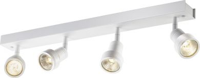 SLV Ceiling lamp PURI CW, GU10 QPAR111, 4x50W, white 1002030 | Elektrika.lv