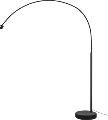 SLV Floor lamp FENDA BOW BASIS, E27 25W, black 1003029 | Elektrika.lv