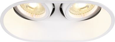 SLV Luminaire HORN 2xQPAR51, 25W, white 1006122 | Elektrika.lv