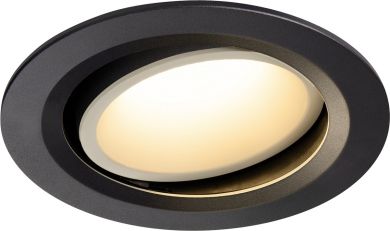 SLV NUMINOS® MOVE DL L, Indoor LED recessed ceiling light black/white 3000K 20° rotating and pivoting 1003650 | Elektrika.lv