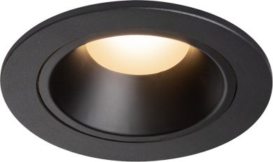 SLV Downlight Luminaire NUMINOS® DL S 2700K 55°, 8,6W, IP20/IP44, black 1003775 | Elektrika.lv