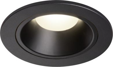 SLV NUMINOS® DL S, Indoor LED recessed ceiling light black/black 4000K 55° 1003823 | Elektrika.lv