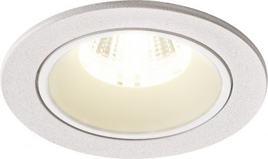 SLV Downlight Luminaire NUMINOS® DL S 4000K 40°, 8,6W, IP20/IP44, white 1003833 | Elektrika.lv