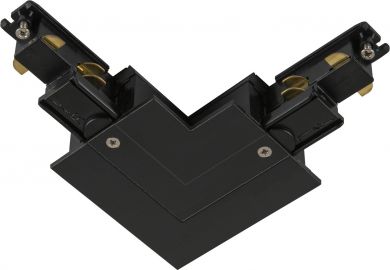 SLV L-shaped сonnector 1-phase, black 1006523 | Elektrika.lv