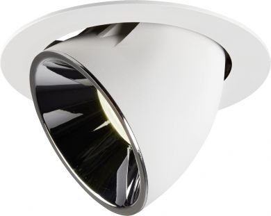 SLV Luminaire NUMINOS® GIMBLE XL, 4000K 20°, 37,4W, white/black 1006076 | Elektrika.lv
