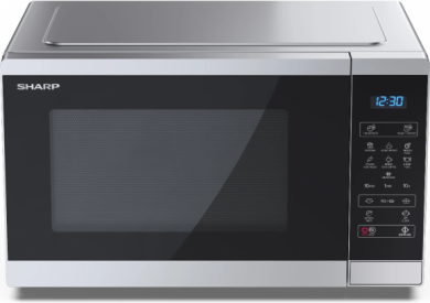 Sharp Sharp | YC-MS252AE-S | Microwave Oven | Free standing | 25 L | 900 W | Silver YC-MS252AE-S