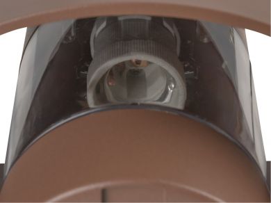 SLV PHOTONI, wall-mounted light, conical, 1x max. 13W, E27, rust 1007581 | Elektrika.lv