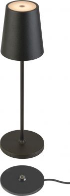 SLV VINOLINA TWO, table lamp, battery-powered, IP65, 2 200/2700/3000K, TOUCH, black 1007693 | Elektrika.lv