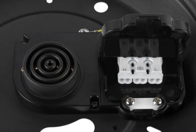 SLV MEDO&reg; PRO 60, wall- and ceiling-mounted light, round, 3000/4000K, 37W, trailing-edge phase, 80&deg;, UGR<19, black 1007304 | Elektrika.lv