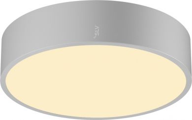 SLV MEDO&reg; 30, wall- and ceiling-mounted light, round, 2700/3000/4000K, 12W, trailing-edge phase, 110&deg;, grey 1007318 | Elektrika.lv