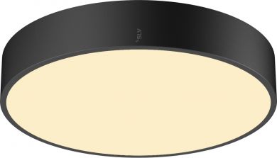 SLV MEDO&reg; 40, wall- and ceiling-mounted light, round, 2700/3000/4000K, 20W, trailing-edge phase, 110&deg;, black 1007319 | Elektrika.lv