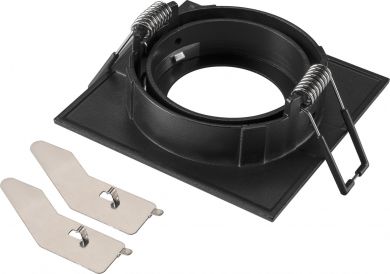 SLV NEW TRIA&reg; 68, ceiling installation ring, L: 8.2 W: 8.2 H: 2.6 cm, IP 20, black 1007329 | Elektrika.lv