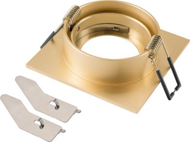 SLV NEW TRIA® 68, ceiling installation ring, L: 8.2 W: 8.2 H: 2.6 cm, IP 20, rose gold 1007331 | Elektrika.lv
