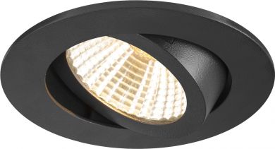 SLV NEW TRIA&reg; 68, ceiling installation ring, D: 8.2 H: 2.6 cm, IP 20, black 1007332 | Elektrika.lv